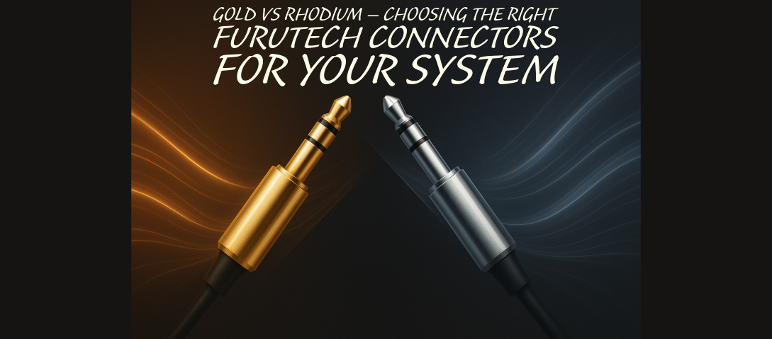 Gold vs Rhodium – Choosing the Right Furutech Connectors for Your System