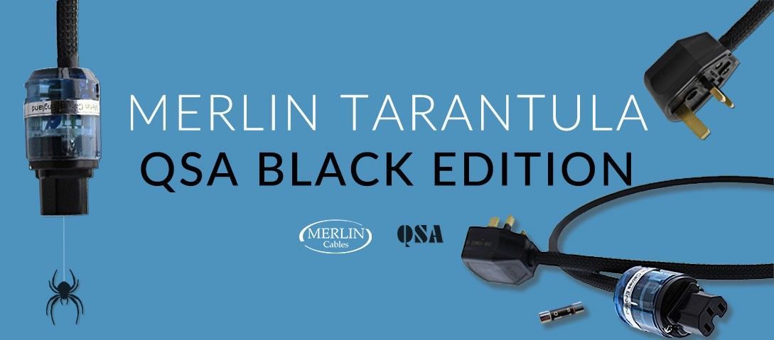 Review of the Merlin Tarantula MK6 UK Mains Power Cable QSA Black Edition