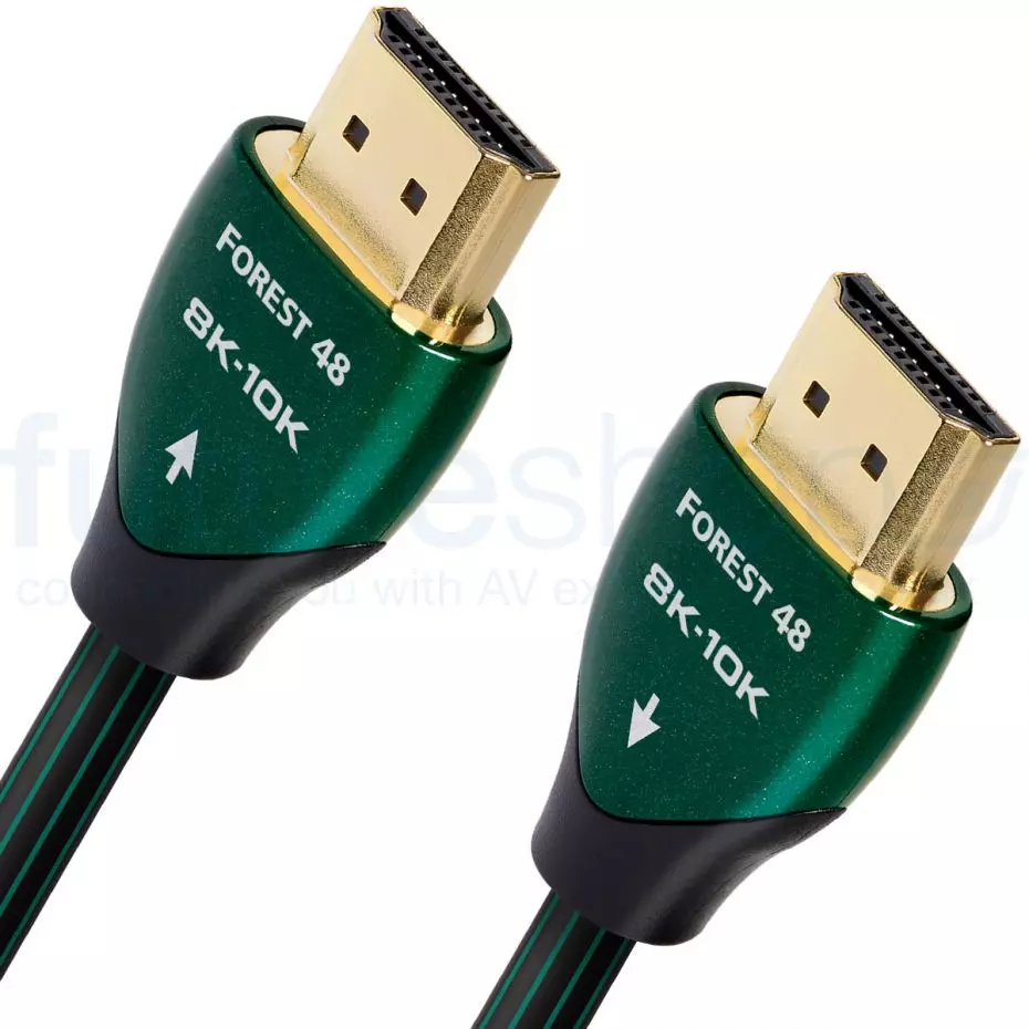 AudioQuest Forest 48 8K-10K 48Gbps HDMIケーブル - 2フィート (0.75m) Audioquest Forest 48 HDMI 8K-10K Cable