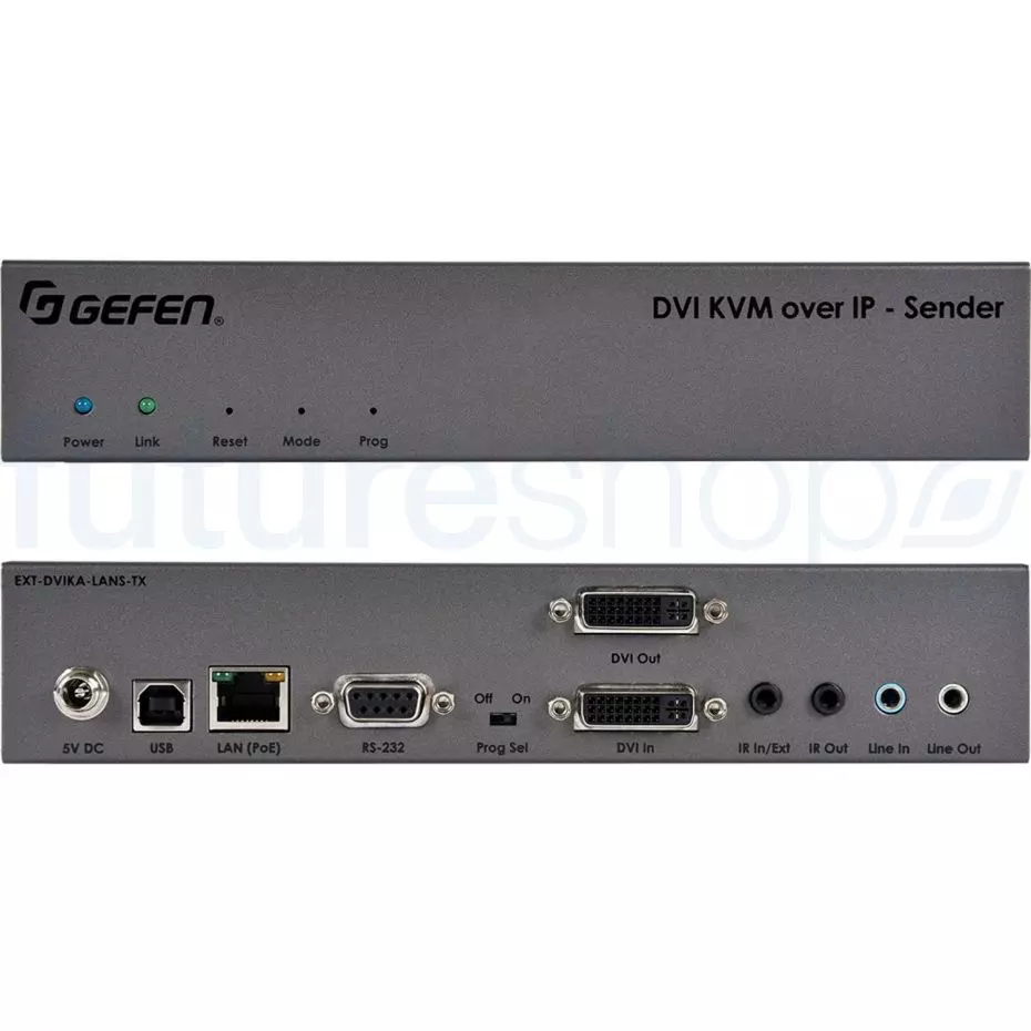 Dvi Kvm Extender Over Ip Gefen EXT-DVIKA-LANS-TX DVI KVM Over IP