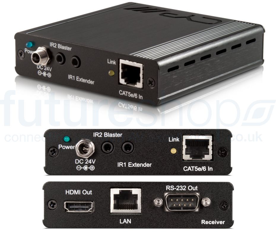 CYP HDMI over Single CAT HDBaseT (up to 100m) Receiver with Bi-directional PoE & Single LAN