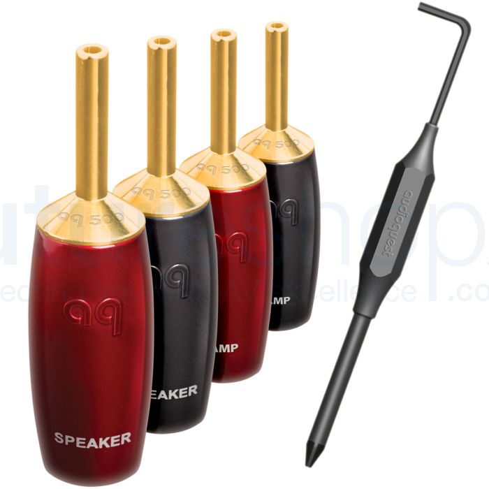 AudioQuest 500 Series Banana (Gold) - Pack of 4