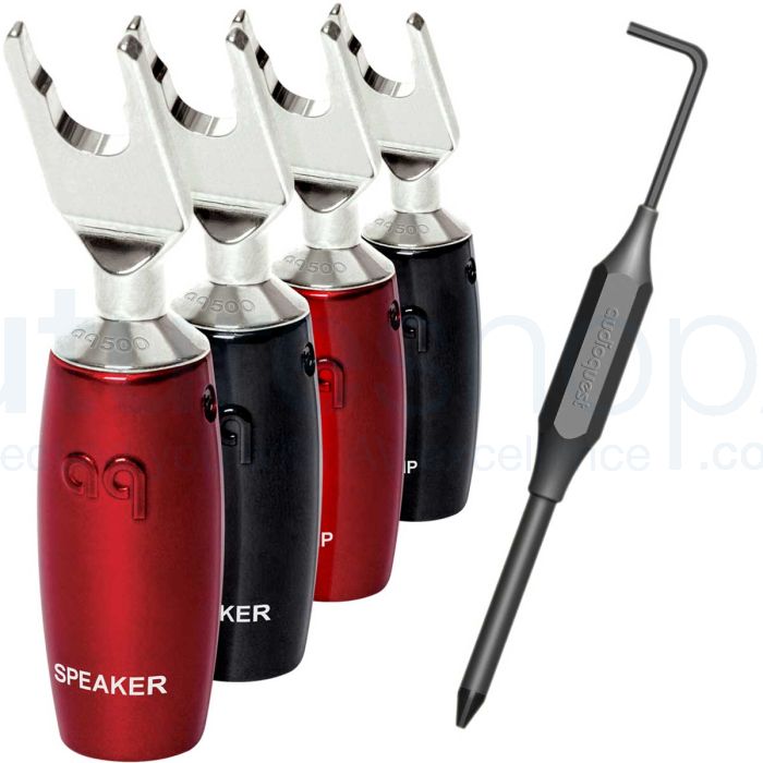 AudioQuest 500 Series Spade (Silver) - Pack of 4