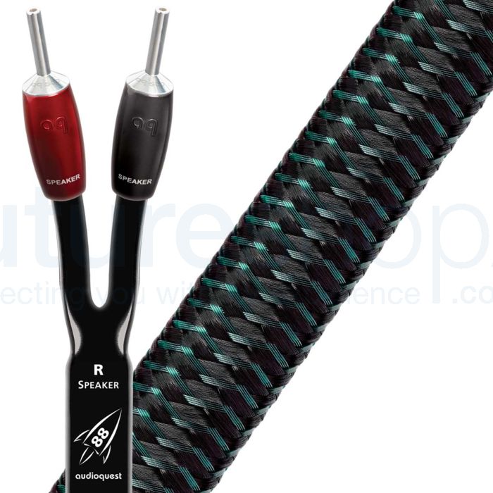 AudioQuest Rocket 88 Bi-Wire Speaker Cable - Factory Terminated