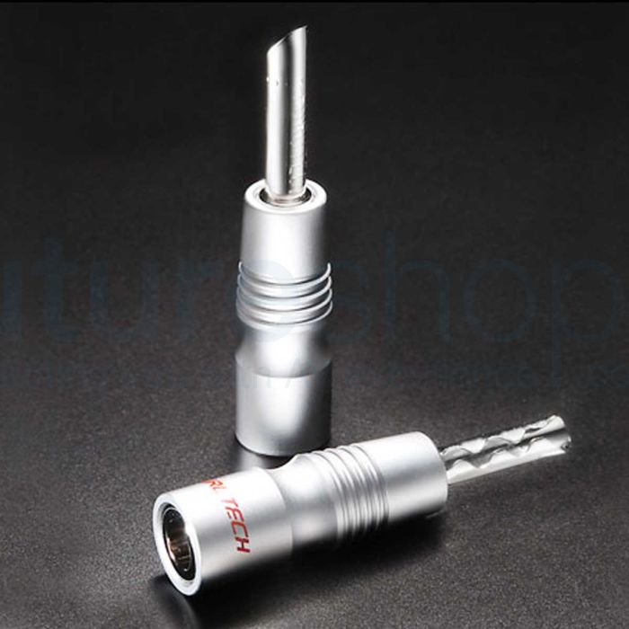 Furutech FP-200B Rhodium Banana Connector - Pack of 2