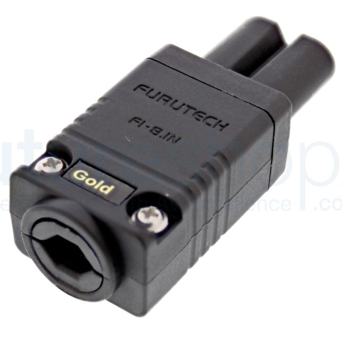 Furutech FI-8.1 High-Performance Slimline Figure 8 Connector - Gold