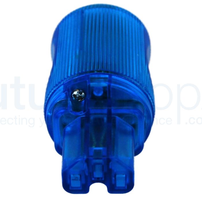 MS HD Power 'The Blue' 10A IEC Plug Silver - MS9315SK
