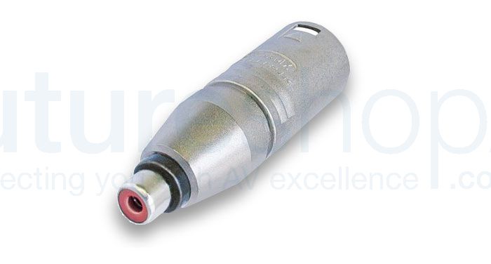 FSUK High Quality XLR-RCA-(M-F)-APT-HQ XLR (Male) to RCA (Female) Socket Adaptor