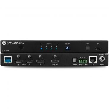 Atlona AT-JUNO-451-HDBT  4K HDR Three-Imput HDMI Switcher with HDBaseT input and Auto-Switching