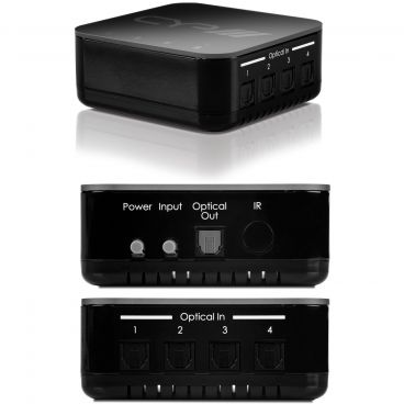 CYP AU-D41 4x1 Digital optical audio switcher with IR remote (