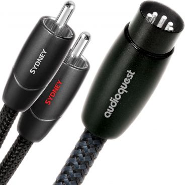 Audioquest Sydney, 5 Pin Din to 2 RCA Audio Cable