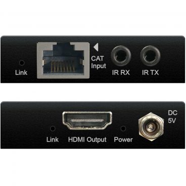 Blustream EX40B-KIT Slim Line HDMI Extender Set - Transmitter - Front & Back
