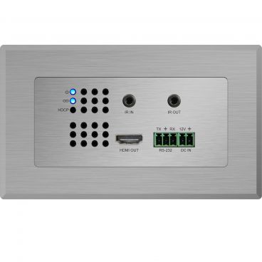 Blustream HEX11WP-RX HDMI Wall Plate HDBaseT&trade; Receiver - HDMI, RS-232 and IR up to 70m (4K up to 40m)