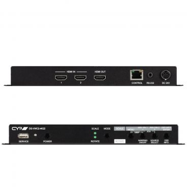 CYP DS-VWC2-4K22 – 4K dual input HDMI Video Wall Processor with Warping and Rotation