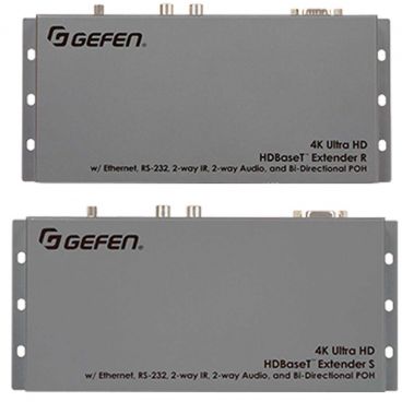 Gefen EXT-UHDA-HBT2 HDBaseT 2.0 - Extend HDMI, Ethernet, RS-232, 2-way IR, 2-way Audio