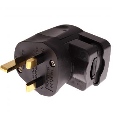 Furutech FI-1363-N1 L-Shape Angled UK Mains Plug - Gold