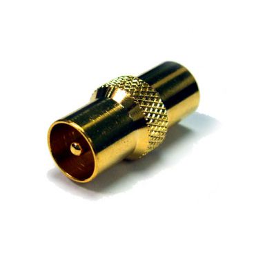 FSUK MALE-MALE-AERIAL-GD Gold Plated Male to Male Aerial Adapter