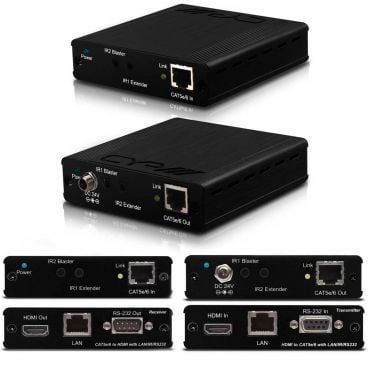 CYP v1.4 HDMI over Single CAT HDBaseT (up to 100m) Kit with 5Play & Single LAN