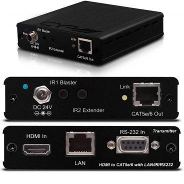 CYP v1.4 HDMI over Single CAT HDBaseT (up to 100m) Transmitter with 5Play, Lan & PoE