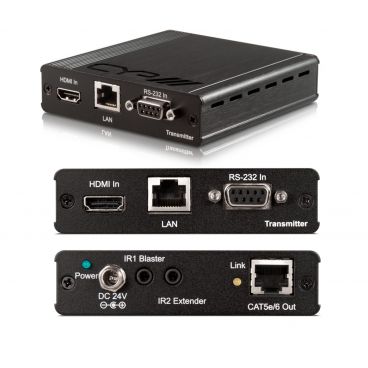 CYP HDMI over Single CAT HDBaseT (up to 100m) Transmitter with Bi-Directional PoE & Single LAN