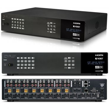 CYP 10x10 HDMI HDBaseT Matrix with Audio Matricing (4K, HDCP2.2, HDMI2.0, PoH, LAN, OAR, 100m)
