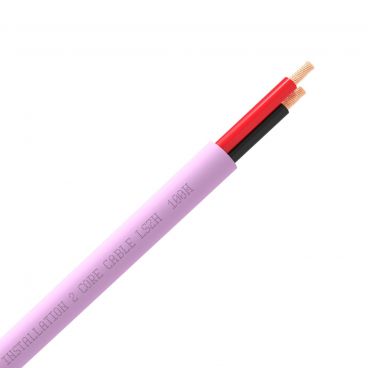 QED QX16/2 2 Core Speaker Cable Pink (LSZH)