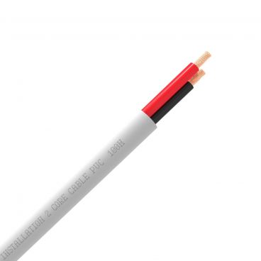 QED QX16/2 2 Core Speaker Cable White PVC