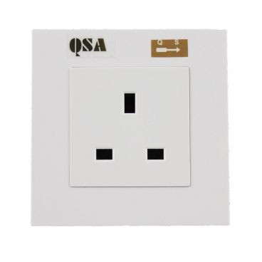 Quantum Science Audio (QSA) Gold Extreme Level Single-Socket Wall Plate