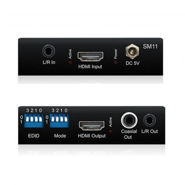 Blustream SM11 Advanced HDMI 2.0 HDCP 2.2 Signal Manager with Audio Embedder / De-Embedder & EDID Management  