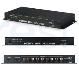 CYP HDMI Audio De-embedder (up to 7.1) with built-in Repeater (4K