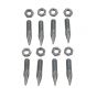 Atacama M6 CARPET SPIKES C/W lock nuts - Set 8