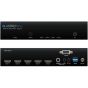 Blustream SW41AB-V2 4-Way 4K HDMI Switch - Front & Back