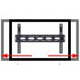 B-Tech XL Heavy Duty Universal Flat Screen Wall Mount with Tilt For Screens up to 130kg