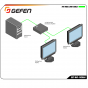 Gefen EXT-DVI-142DLN 1x2 DVI Dual Link Distribution Amplifier 