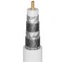 GB Quad Shielded Coaxial 90° TV Aerial Cable 