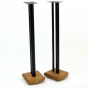 Atacama MOSECO 10 Satin Black Medium Bamboo speaker stands (Pair) - Special Offer