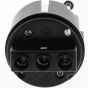 MS HD Power Audio Quality EU Schuko Plug Rhodium - MSGPRh