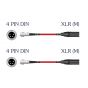 Nordost Red Dawn Speciality 4 Pin Din to XLR (M) Cable Set (For Naim)