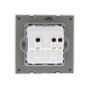 Quantum Science Audio (QSA) Violet Entry-Level Single-Socket Wall Plate