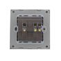Quantum Science Audio (QSA) Violet Entry-Level Single-Socket Wall Plate