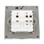 Quantum Science Audio (QSA) Gold Extreme Level Single-Socket Wall Plate