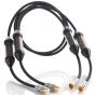 Shunyata Research Sigma v2 2 XLR to 2 XLR Audio Cable Pair - 1m