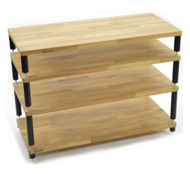 Atacama Apollo Storm 10 Solid Oak Hi-Fi Rack Inc. Base Shelf