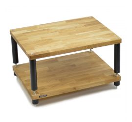 Atacama Apollo Storm 6 Solid Oak Hi-Fi Rack Inc. Base Shelf