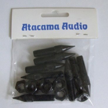 Atacama M8 CARPET SPIKES c/w Lock Nuts - 8 pack