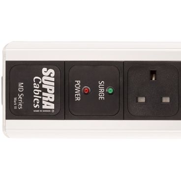 Supra LoRad Mk3 Surge-Protected UK Mains Distribution Block