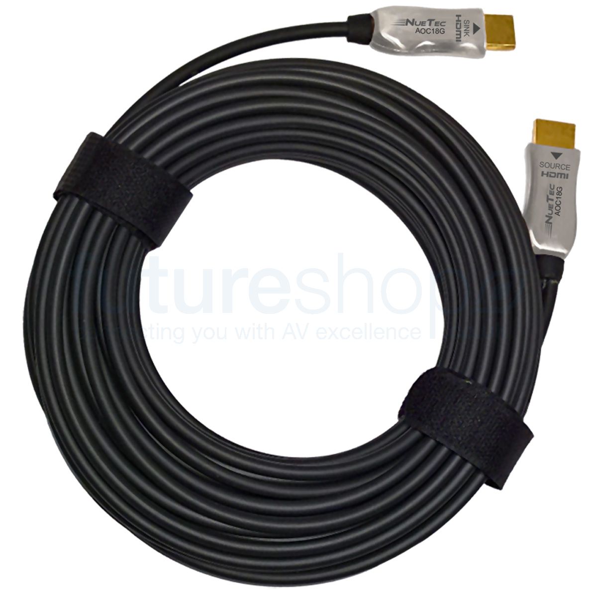 Câble HDMI actif sur fibre optique 18.2 Gbps - FIBRE OPTIC CABLE ACTIF