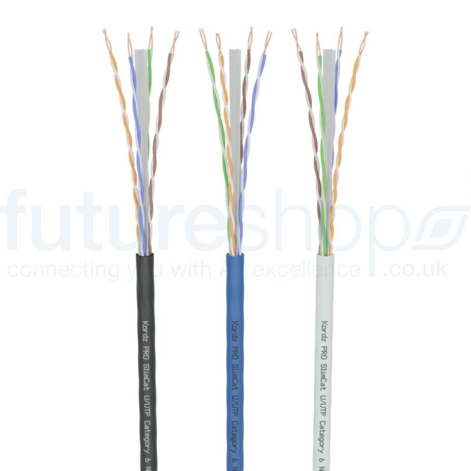 Kordz PRO SlimCat Cat 6 network cable - 305m Drum