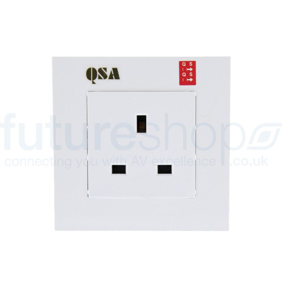 Quantum Science Audio (QSA) Red High-End Single-Socket Wall Plate