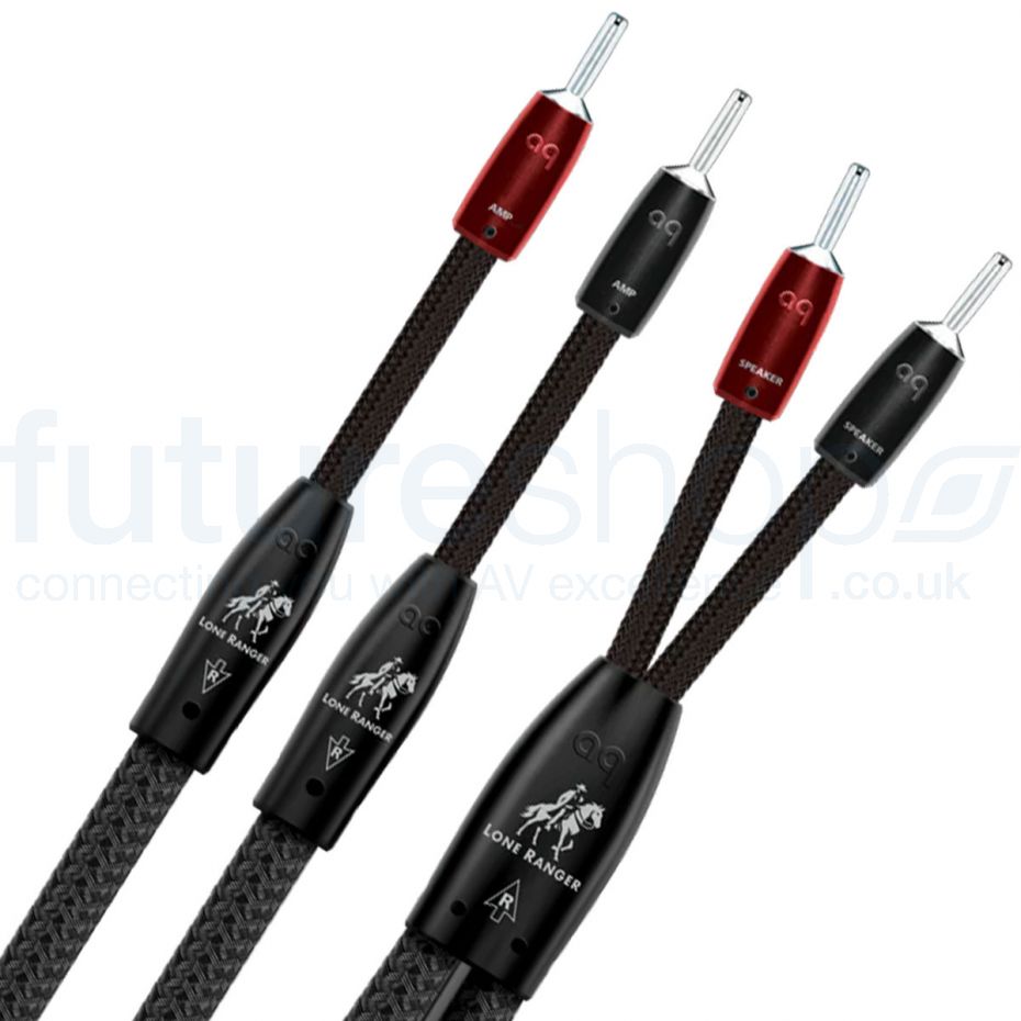 AudioQuest Lone Ranger Full-Range ZERO-Tech Speaker Cable - Factory Terminated